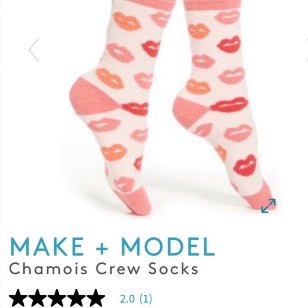 🌟NEW✨ 💋LIPS💋chamois 🧦 SOCKS 🧦 💋